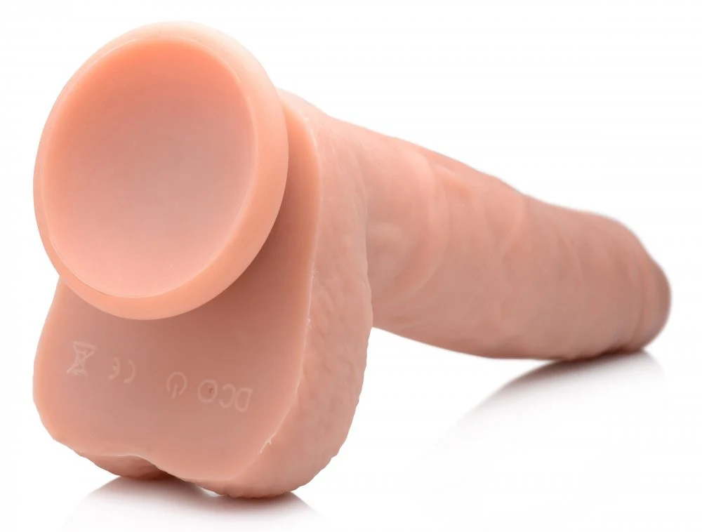 Thrusting & Vibrating Remote Control Silicone Dildo - Image 4