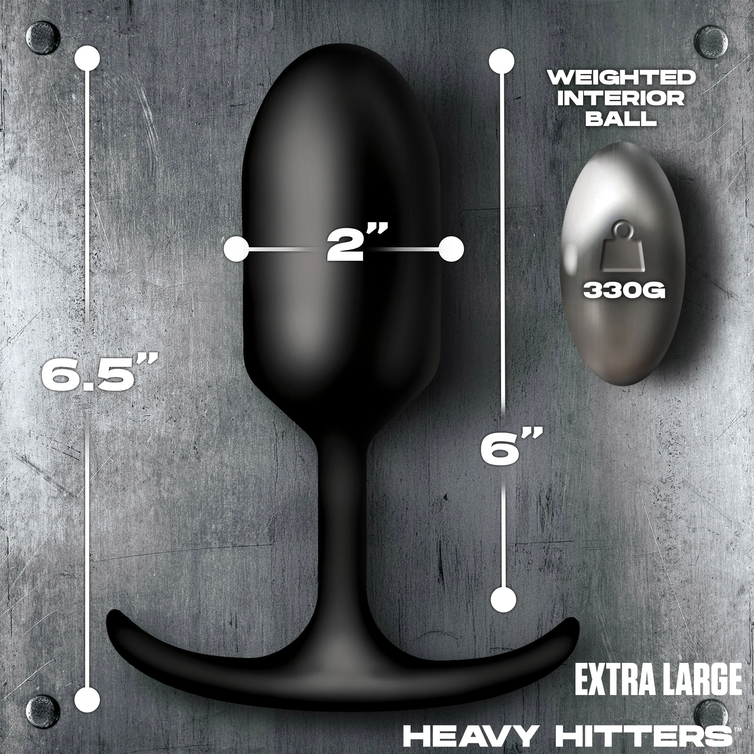 Vibrating Weighted Silicone Anal Plug - Image 6