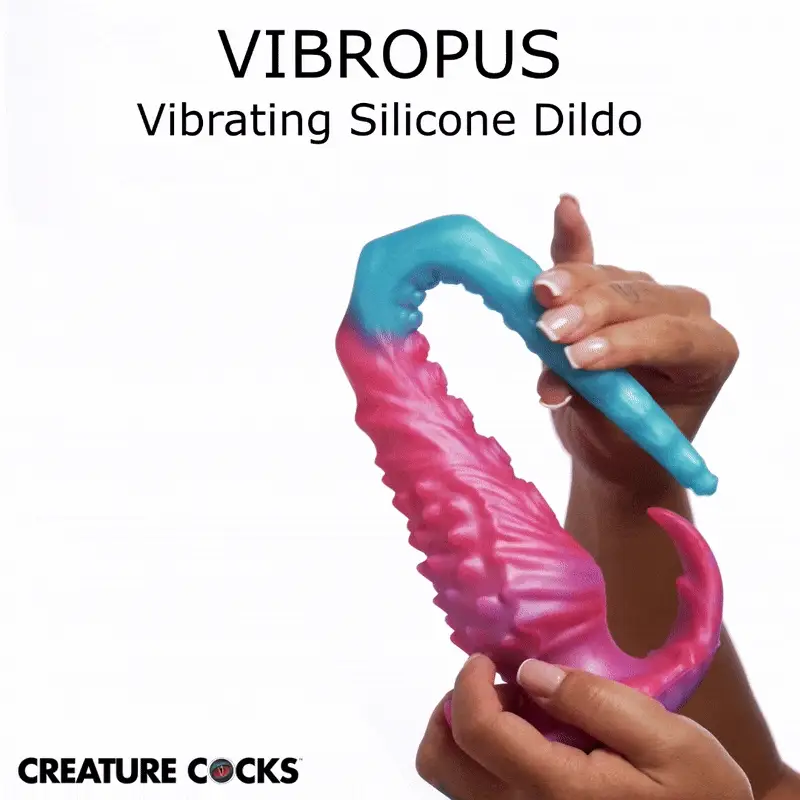 Vibropus Vibrating Silicone Dildo - Image 2