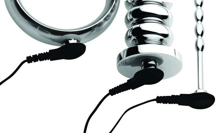 Deluxe Series Voltaic For Him Stainless Steel Male E-stim Kit - Image 6