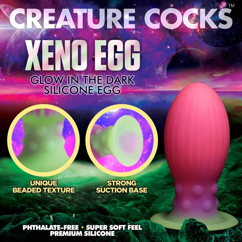 Xeno Egg Glow in the Dark Silicone Egg - Image 3