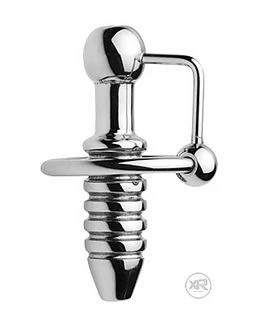 XL Ribbed Urethral Sound with Hollow Core - Image 4