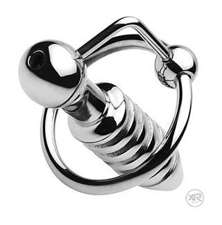 XL Ribbed Urethral Sound with Hollow Core - Image 5